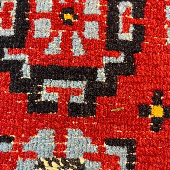 Turkish Style Red and Gray Rug - Picture 4 of 9